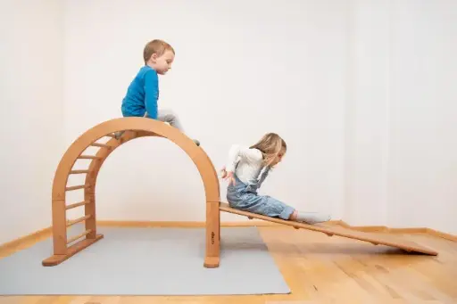 Bogenleiter mit Rutschbrett - Deutsch Wagram